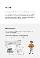 Vorschau - Stationenlernen - Strand: Puzzle (Spiel für den DaZ-, DaF- und Deutschunterricht) - Seite 1