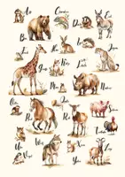Vorschau - Poster - Bildungsplakat - Tierisches Alphabet, Vorschule, Kindergarten - Seite 3