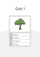 Vorschau - Spiele - Wald: Vokabel-Quiz (Spiel für den DaZ-, DaF- und Deutschunterricht) - Seite 3