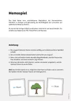 Vorschau - Spiele - Wald: Memospiel (Spiel für den DaZ-, DaF- und Deutschunterricht) - Seite 1
