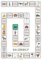 Vorschau - Stationenlernen - Bauernhof: Vokabelspiel (Unterrichtsmaterial für den DaZ-, DaF- und Deutschunterricht) - Seite 2