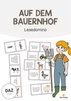 Vorschau - Stationenlernen - Domino: XXL Materialpaket für den DaZ- / DaF- bzw. Deutschunterricht - Seite 1