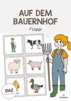 Vorschau - Spiele - Bauernhof: Floppi (Spiel für den DaZ-, DaF- und Deutschunterricht) - Deckblatt