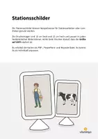 Vorschau - Stationenlernen - Bauernhof: Stationsschilder (Organisation im Unterricht) - Seite 1