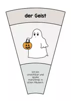 Vorschau - Stationenlernen - Halloween: Legekreis (Unterrichtsmaterial für den DaZ-, DaF- und Deutschunterricht) - Seite 3