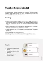 Vorschau - Arbeitsblätter - Halloween: Vokabel-Schleichdiktat (Unterrichtsmaterial für den DaZ-, DaF- und Deutschunterricht) - Seite 1