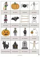 Vorschau - Spiele - Halloween: Montagsmalerei (Spiel für den DaZ-, DaF- und Deutschunterricht) - Seite 2