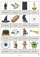 Vorschau - Spiele - Halloween: Montagsmalerei (Spiel für den DaZ-, DaF- und Deutschunterricht) - Seite 3