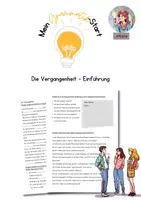 Vorschau - Arbeitsblätter - Die Vergangenheit: Einführung - Deckblatt