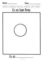 Vorschau - Arbeitsblätter - Es ist kein… Weitermalbilder für den Herbst - Kreative Lückenfüller - Seite 3