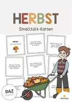 Vorschau - Spiele - Herbst: Smalltalk-Karten (Sprechimpulse für den DaZ-, DaF- und Deutschunterricht) - Deckblatt