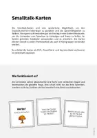 Vorschau - Spiele - Herbst: Smalltalk-Karten (Sprechimpulse für den DaZ-, DaF- und Deutschunterricht) - Seite 1