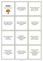 Vorschau - Spiele - Herbst: Smalltalk-Karten (Sprechimpulse für den DaZ-, DaF- und Deutschunterricht) - Seite 2