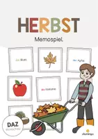 Vorschau - Spiele - Herbst: Memospiel (Spiel für den DaZ-, DaF- und Deutschunterricht) - Deckblatt
