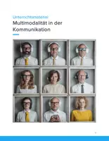Vorschau - Unterrichtsreihen - Multimodalität in der Kommunikation – Unterrichtsmaterial Deutsch SEK II - Deckblatt