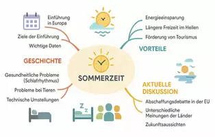 Vorschau - Arbeitsblätter - Arbeitsblätter zum Thema "Sommerzeit" + Lösung & MP3 + Mindmap - Seite 3