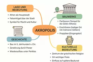 Vorschau - Arbeitsblätter - Arbeitsblatt zum Thema "Akropolis" + Onlineübung & MP3 + Mindmap + Infografik - Seite 2