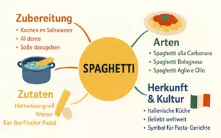 Vorschau - Arbeitsblätter - Arbeitsblätter zum Thema "Spaghetti" + Lösung & MP3 + Mindmap + Infografik - Seite 2