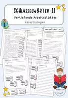 Vorschau - Arbeitsblätter - Materialpaket - Schlüsselwörter (Lesestrategien) - Paket 1 & 2 - Seite 1