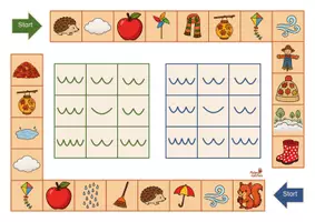 Vorschau - Stationenlernen - Herbst Silbenbingo - phonologische Bewusstheit - Seite 2