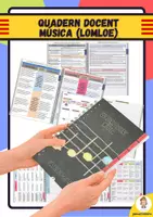 Vista previa - Para docentes: organización, planificación y formación - Quadern docent Educació Músical (LOMLOE) 2025-2026 - Portada