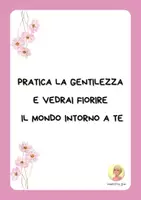 anteprima - Materiale di supporto/inclusione - pensieri gentili e motivazionali - Pagina di copertina