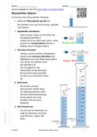 Vorschau - Arbeitsblätter - Messzylinder ablesen - Seite 1
