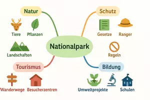 Vorschau - Arbeitsblätter - Arbeitsblätter zum Thema "Nationalpark" + Lösung & MP3 + Mindmap + Infografik - Seite 2