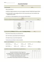 Vorschau - Test - Deutsch Schularbeit Nacherzählung und Grammatik-Teil - Seite 1