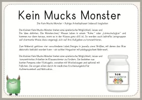 Vorschau - Anderer Materialtyp - Kein Mucksmonster Beschriftung Ruhe-Glas Etikett - Seite 2