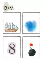 Vista previa - Tarjetas / Manipulativos - Imatges amb els diferents sons a inici de paraula. ( paraules amb la A, b, c.-k-q...) - página 3