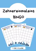 Vorschau - Spiele - Zehnereinmaleins-Bingo – spielerisch Malreihen üben - Seite 1
