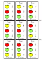 Vorschau - Arbeitsblätter - Apfelbaum, Äpfel legen, zählen, anmalen, ZR10, Klasse 1 - Seite 3