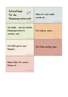 Vorschau - Arbeitsblätter - Steckbriefe und Satzanfänge für die Klassensprecherwahl - Seite 2