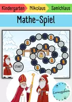 Vorschau - Spiele - Mathe - Brettspiel Samichlaus / Nikolaus (Nüsse sammeln) - Deckblatt