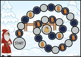 Vorschau - Spiele - Mathe - Brettspiel Samichlaus / Nikolaus (Nüsse sammeln) - Seite 2