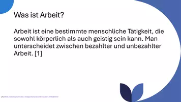 Vorschau - Präsentationen/Tafelbilder - Bezahlte und unbezahlte Arbeit - Seite 2