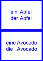 Vorschau - Bildkarten - Obst und Gemüse. Vokabelkarten für den DaF-/DaZ-Unterricht - Seite 2