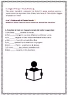 anteprima - Esercizi - Raccolta di materiali: il passato remoto (indicativo) - Pagina 1