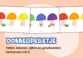 Voorbeeld - Dobbelspelletje herfst - kleuter - Voorblad
