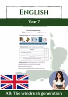 Vorschau - Arbeitsblätter - Arbeitsblatt (7+): The windrush generation - Deckblatt