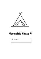 Vorschau - Arbeitsblätter - Geometrieheft zum selbständigen Üben. Klasse 4! - Seite 1