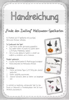Vorschau - Spiele - Finde den Zwilling - Halloween - Seite 1