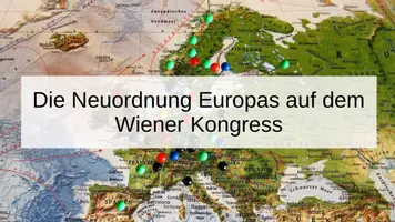 Vorschau - Präsentationen/Tafelbilder - 45 min: Wiener Kongress, Prinzipien, Powerpoint-Präsentation - Deckblatt