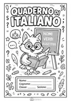 anteprima - Materiale per pittura e bricolage - Copertine per quaderni di italiano per tutte le classi - Pagina 2