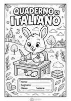 anteprima - Materiale per pittura e bricolage - Copertine per quaderni di italiano per tutte le classi - Pagina 3