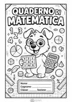 anteprima - Materiale per pittura e bricolage - Copertine per quaderni di matematica per tutte le classi - Pagina 2