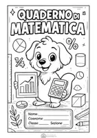 anteprima - Materiale per pittura e bricolage - Copertine per quaderni di matematica per tutte le classi - Pagina 3