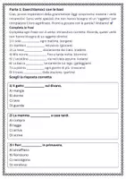 anteprima - Esercizi - Raccolta di materiali: i verbi intransitivi - Pagina 1