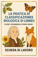 anteprima - Esercizi - La pratica di classificazione biologica di Linneo (la tassonomia di Linneo) - Pagina di copertina